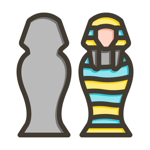 sarcofago Generic color lineal-color icona
