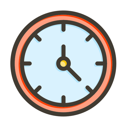 horloge Generic color lineal-color Icône