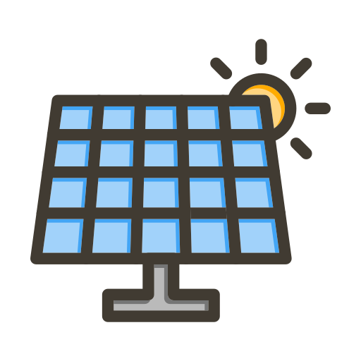 panneaux solaires Generic color lineal-color Icône