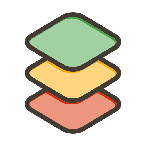 Layer Generic color lineal-color icon