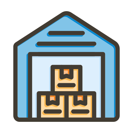 Warehouse Generic color lineal-color icon