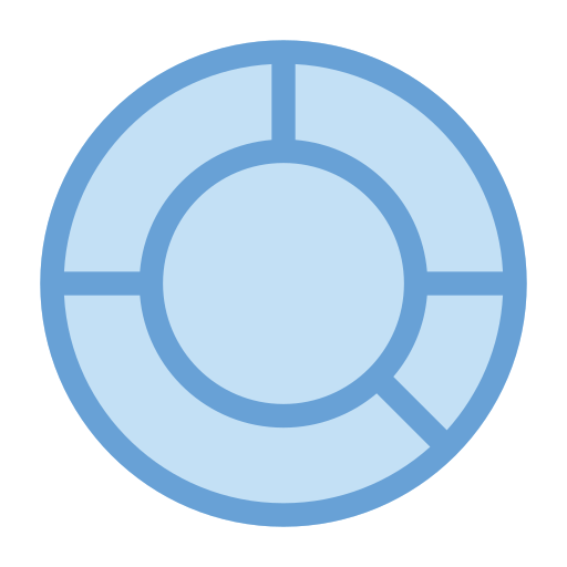 cirkeldiagram Generic color lineal-color icoon