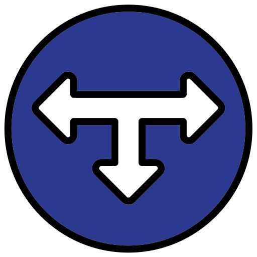 unión en t Generic color lineal-color icono