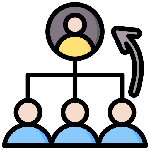 승계 계획 Generic color lineal-color icon
