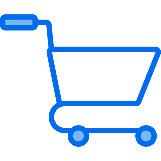Shopping cart Payungkead Blue icon