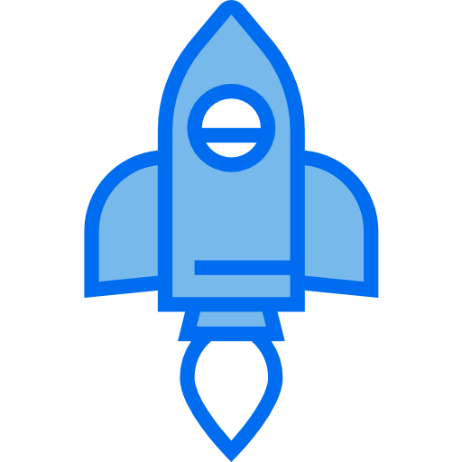 Rocket Payungkead Blue icon