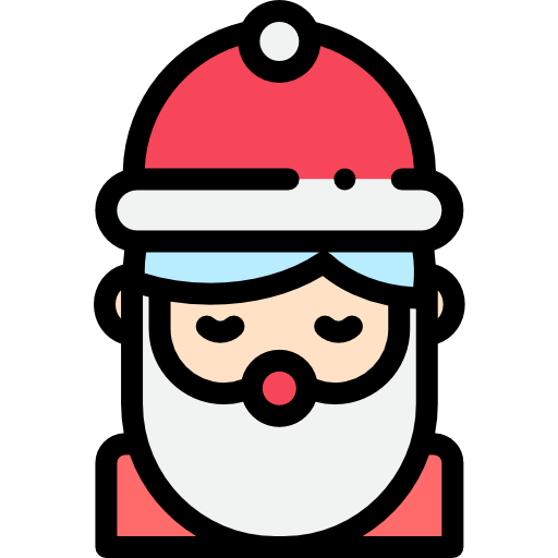 Santa claus Detailed Rounded Lineal color icon