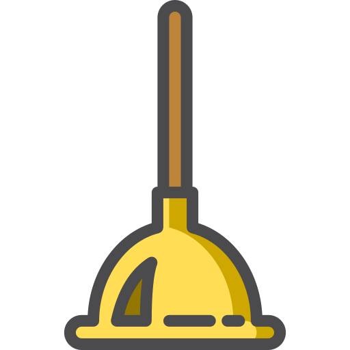 Plunger Payungkead Lineal Color icon