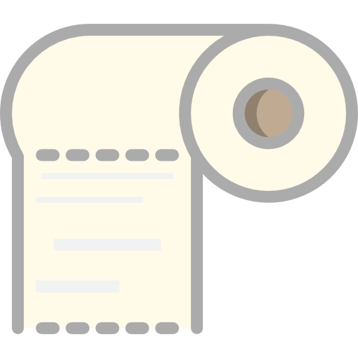 Toilet paper Payungkead Flat icon