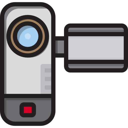 kamera wideo Payungkead Lineal Color ikona