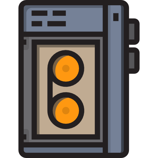 Tape recorder Payungkead Lineal Color icon