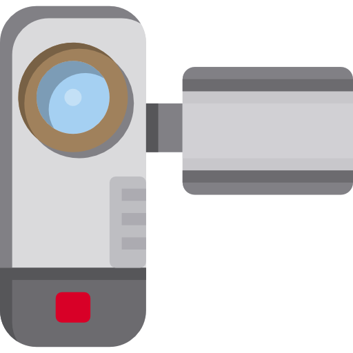 camara de video Payungkead Flat icono
