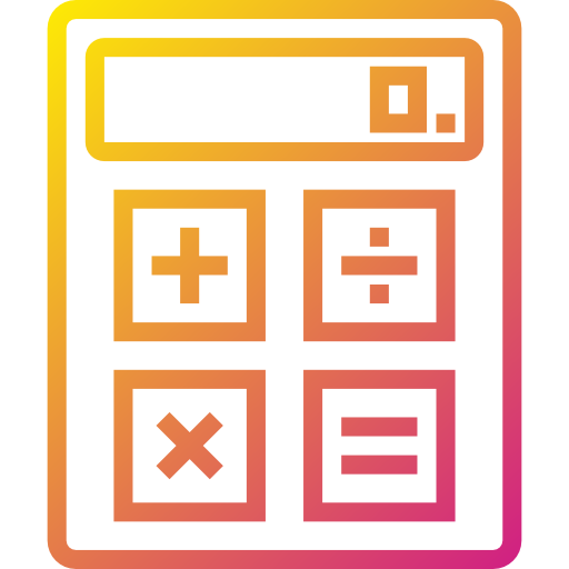 kalkulator Payungkead Gradient ikona