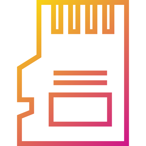 Sd card Payungkead Gradient icon