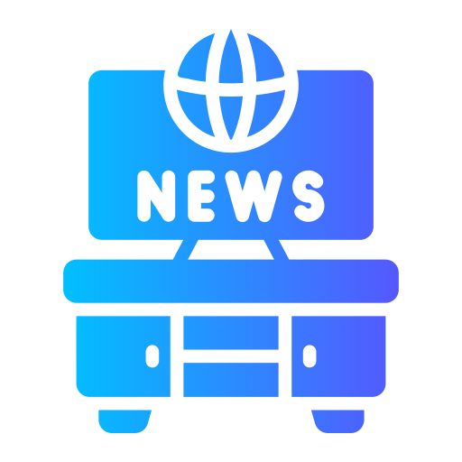 Breaking news Generic gradient fill icon