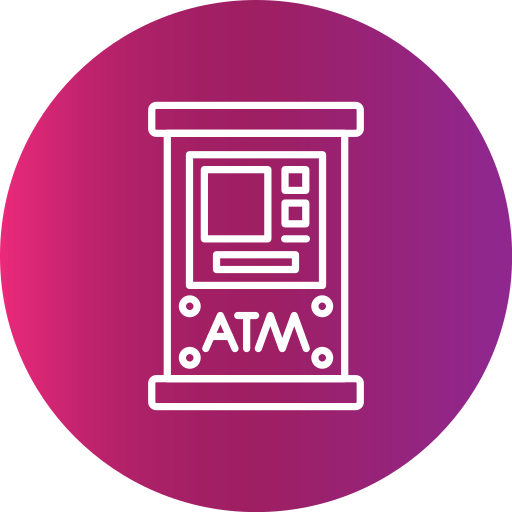 geldautomaat Generic gradient fill icoon