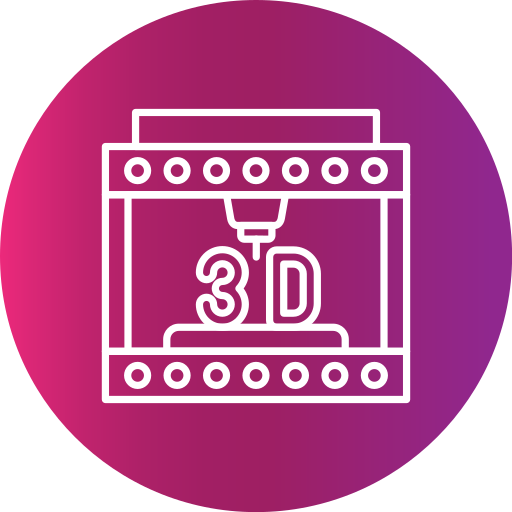 3dプリント Generic gradient fill icon