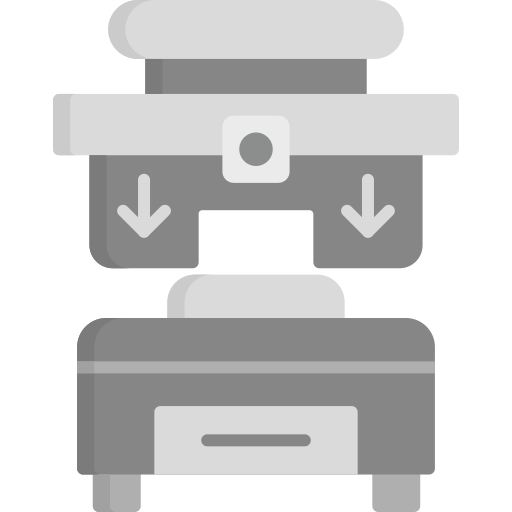 maquina de prensa Generic color fill icono