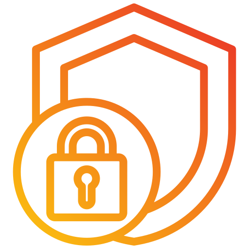Secure access Generic gradient outline icon
