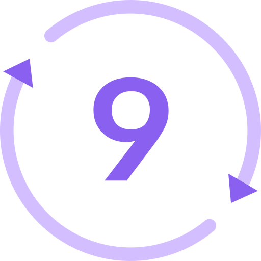 九 Generic color outline icon