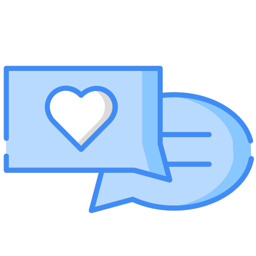 Romantic chat Generic color lineal-color icon