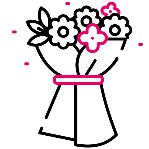 花束 Generic color outline icon