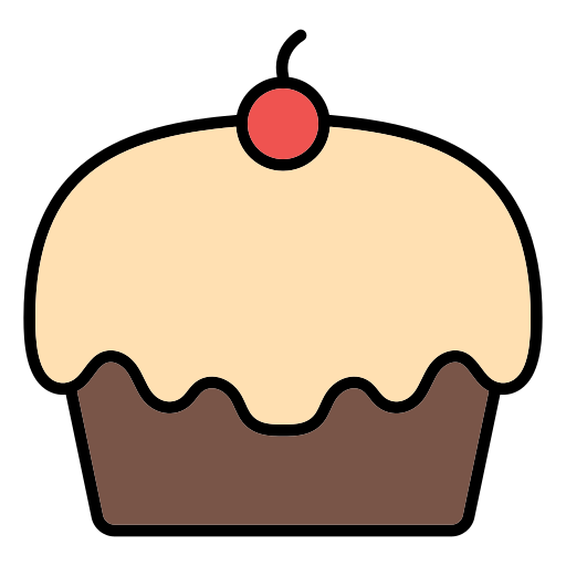 tarta Generic color lineal-color icono