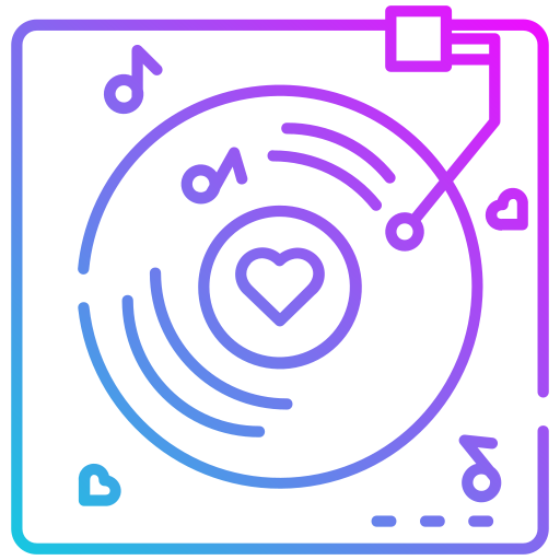 Love music Generic gradient outline icon