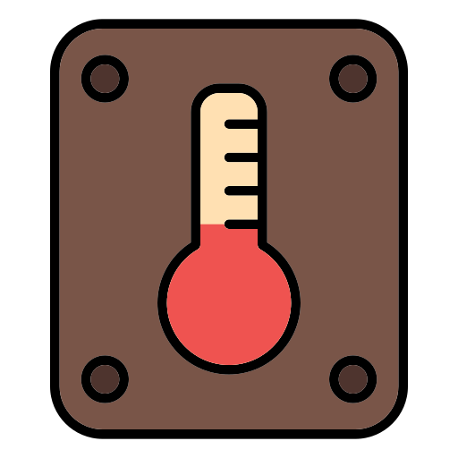 termometro Generic color lineal-color icona