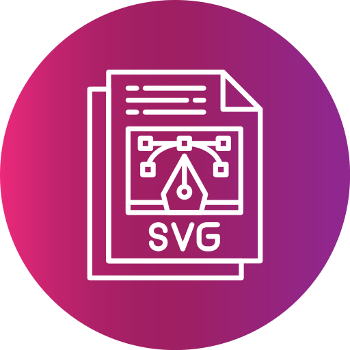 file in formato svg Generic gradient fill icona