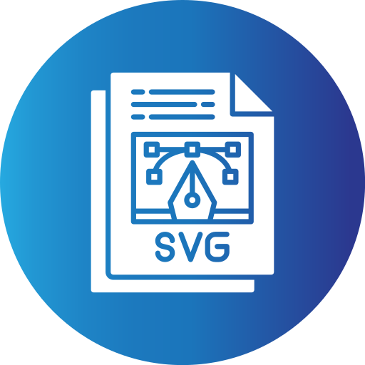 file in formato svg Generic gradient fill icona