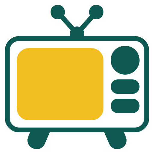 Телевидение Generic color fill иконка