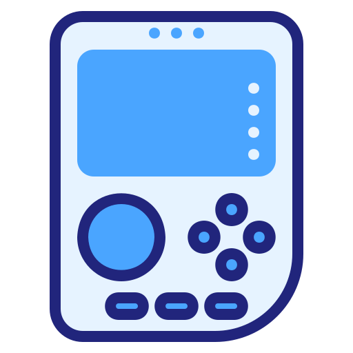 consola de juego Generic color lineal-color icono