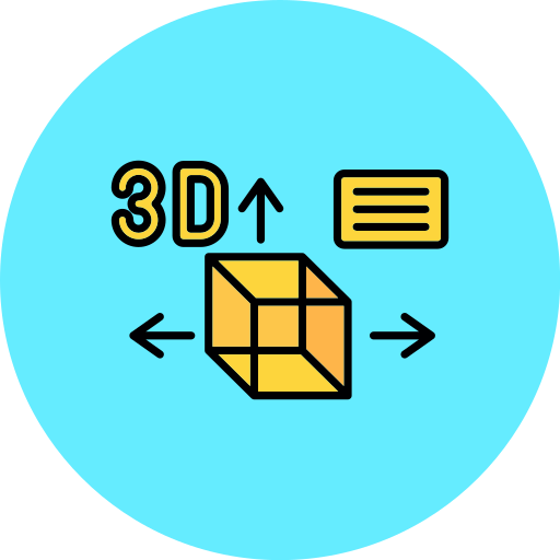 3dデザイン Generic color lineal-color icon