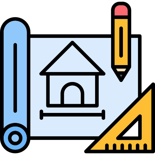 diseño de casa Generic color lineal-color icono