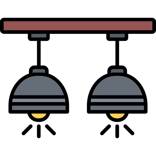 シーリングランプ Generic color lineal-color icon
