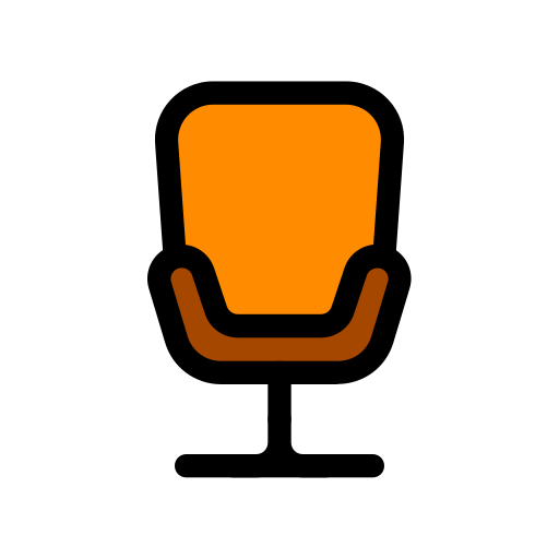 fotel fryzjerski Generic color lineal-color ikona