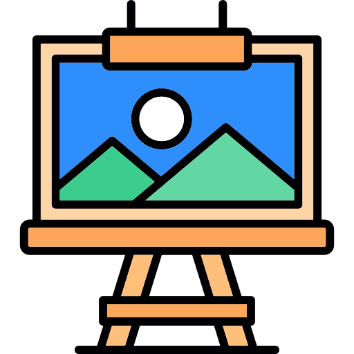 캔버스 Generic color lineal-color icon