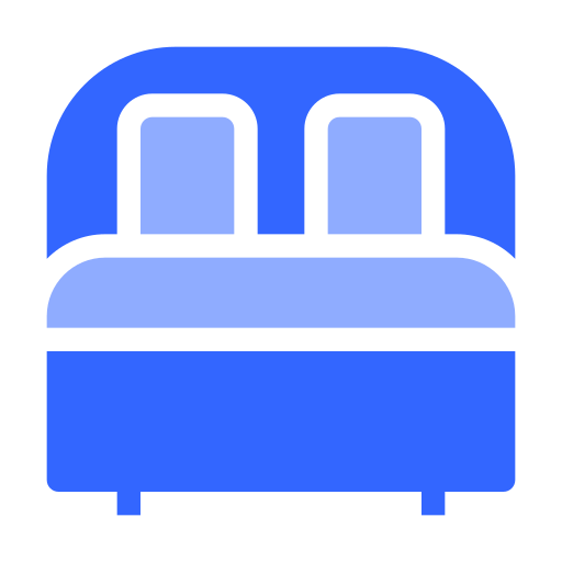 Кровать Generic color fill иконка
