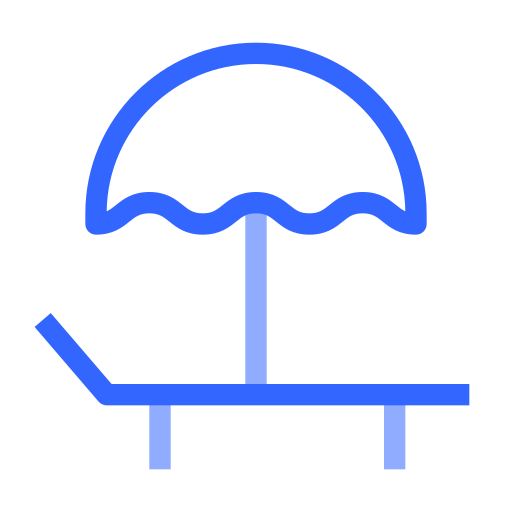 ビーチ Generic color outline icon