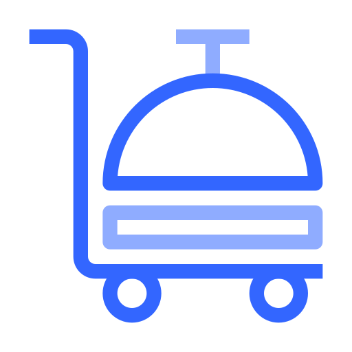 trolley Generic color outline icoon