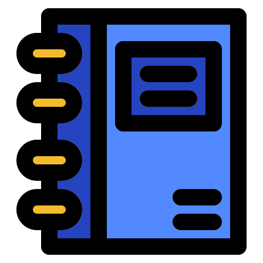 Notebook Generic color lineal-color icon