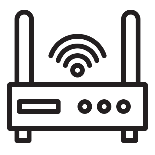 router Generic outline icon
