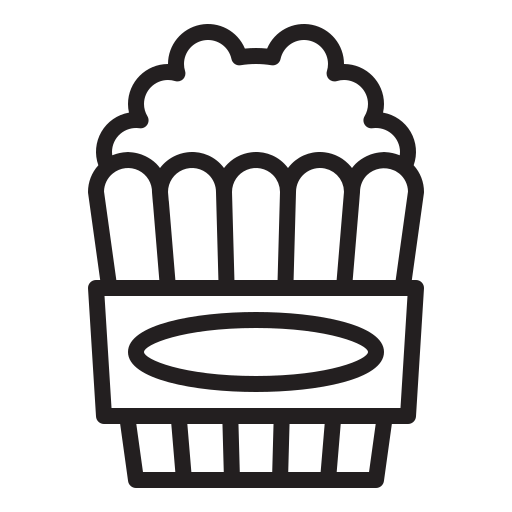 Popcorn Generic outline icon