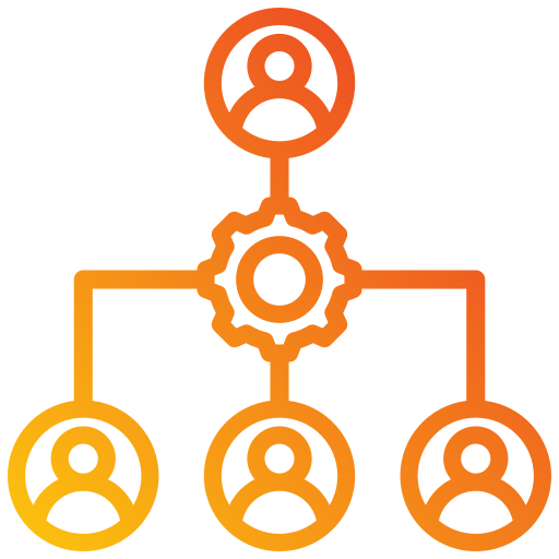 organisation Generic gradient outline Icône