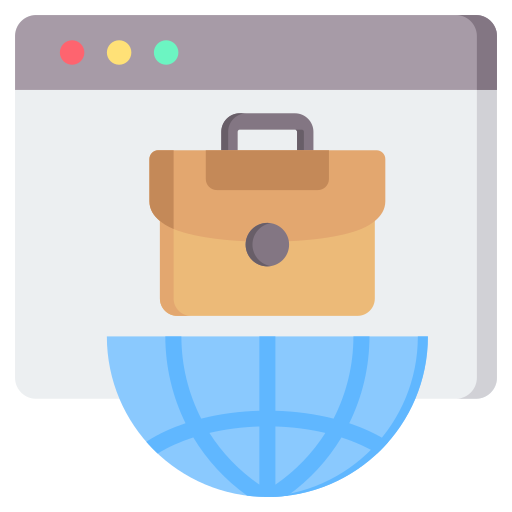 Web browser Generic color fill icon