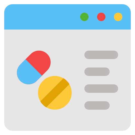 online-apotheke Generic color fill icon