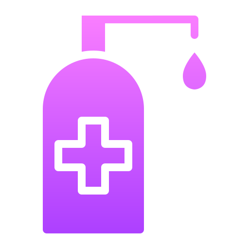 Hand sanitizer Generic gradient fill icon