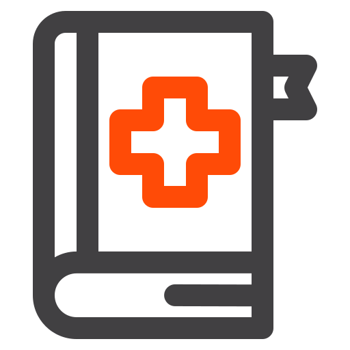 Medical book Generic color outline icon
