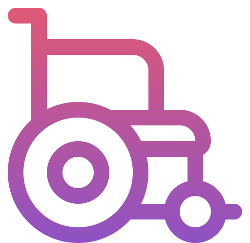 Wheelchair Generic gradient outline icon